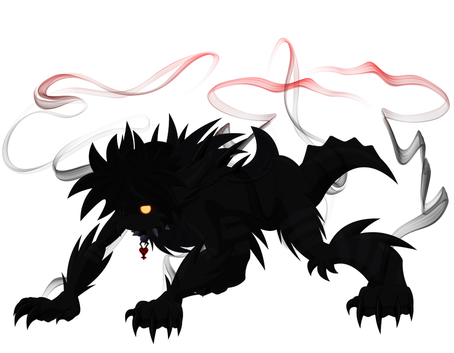 angry anthro attack attack_pose black_body black_fur claws collar deishun effects evil_look eye_scar facial_scar fan_character fur heartless kingdom_hearts kingdom_hearts_3 male monster scar smoke solo spiked_collar spikes square_enix tail yellow_eyes zarjhan_mary