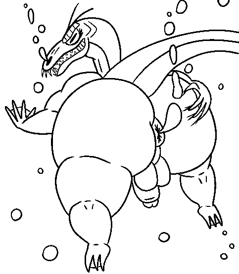 anthro anus balls big_butt bubble butt butt_grab fart genitals hand_on_butt humanoid_genitalia humanoid_penis invalid_tag liopleurodon looking_at_viewer looking_back male marine overweight overweight_anthro overweight_male penis plesiosaur pliosaur reptile scalie solo underwater underwater_breathing water