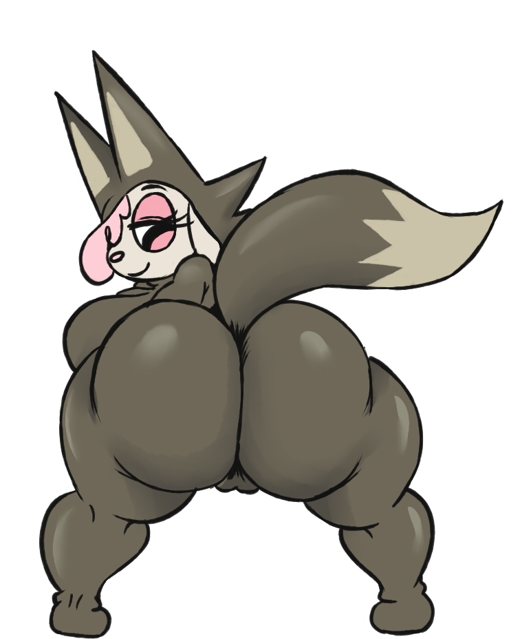 anthro big_breasts big_butt bovid breasts butt caprine cofi_(chikn_nuggit) female genitals mammal neom-daddy pussy sheep solo thick_thighs wide_hips