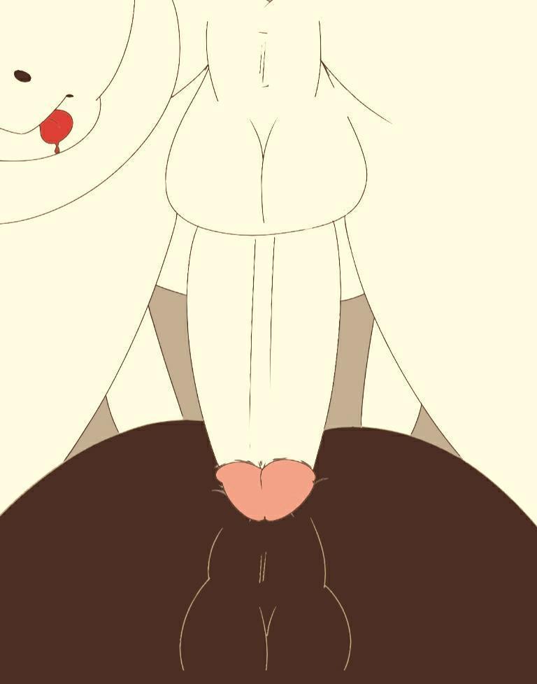 alpog21_(artist) anthro balls black_balls black_body digital_media_(artwork) domestic_cat duo erection felid feline felis genitals male male/male mammal nude penis penis_tip sex tongue tongue_out white_balls white_body