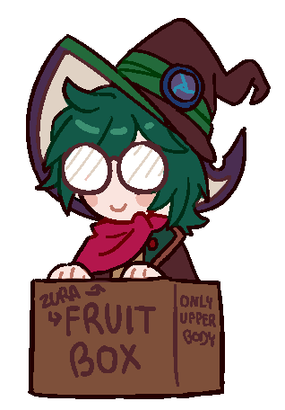 1boy amai_umimaru_(artist) blush_stickers box closed_mouth glasses green_hair hat hat_ornament in_box in_container indie_virtual_youtuber lowres neckerchief red_neckerchief red_neckwear simple_background smile solo transparent_background wizard wizard_hat zurafruit