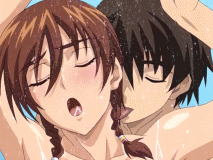 1boy 1girl against_wall anal animated animated_gif armpits arms_up ass bathroom big_breasts blush breast_grab breasts brown_hair censored eyes_closed female fingering from_behind gif grabbing horny hot huge_tits kuouzumiaiginsusutakeizumonokamimeichoujin_mika large_breasts licking lowres mixed_bathing mosaic mosaic_censoring nipple_massage nipple_tweak nipples open_mouth orgasm penis pussy resort_boin rub rubbing sex shower spread_legs tan tanline tanned tongue twintails water wet
