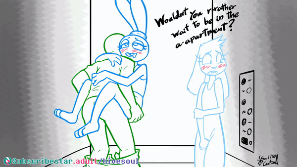 animated anon anthro anthro_penetrated blush bottomwear bottomwear_down clothed clothing dialogue duo elevator english_text eyelashes female female_penetrated five_nights_at_freddy's group human human_on_anthro human_penetrating human_penetrating_anthro human_penetrating_female interspecies lagomorph leporid looking_pleasured male male/female male_penetrating male_penetrating_female mammal nervous nude pants pants_down partially_clothed penetration public public_sex rabbit scottgames screen_shake sex short_playtime soulcentinel subscribestar text url video_games