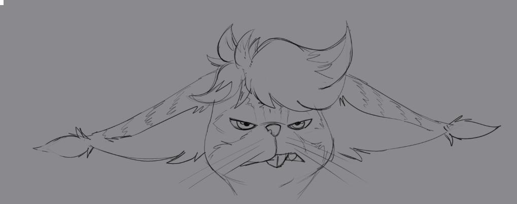 2019 angry big_ears bristol chua digital_media_(artwork) ear_tuft ears_down facial_markings fan_character fluffy_ears front_view frown glare grey_background hair half-closed_eyes head_markings head_tuft headshot_portrait looking_at_viewer looking_forward luna_muenster_(fursona) mammal markings mask_(marking) monochrome narrowed_eyes open_frown open_mouth pivoted_ears portrait rodent simple_background sketch solo tuft whiskers wildstar