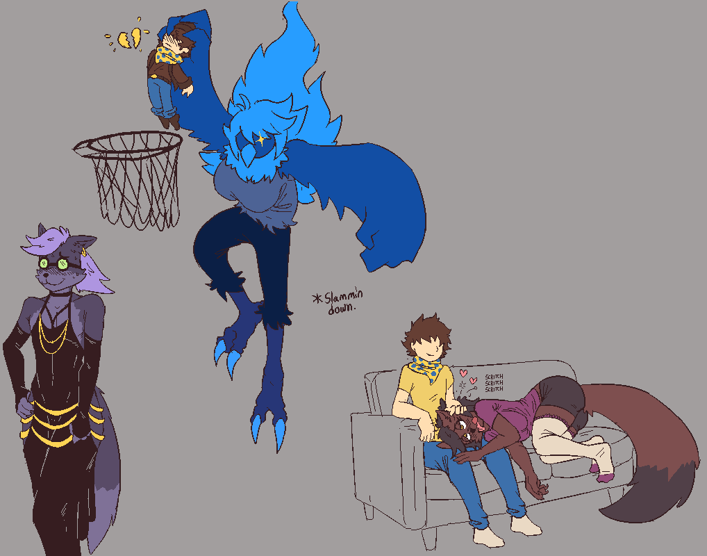 aged_up ahegao anthro avian big_breasts bird blush breasts butt canid canine chujin_(undertale_yellow) clothed clothing clover_(undertale_yellow) crossdressing cuddling dunking duo female fox heart_symbol huge_breasts human human_on_anthro interspecies kanako_(undertale_yellow) looking_pleasured male male/female mammal martlet_(undertale_yellow) martlet_(zenith_form) scratching signirsol tail thick_thighs undertale_(series) undertale_yellow