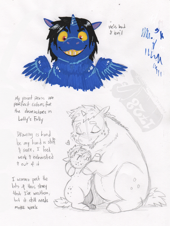 2024 ambiguous_gender beard black_eyebrows black_mane blue_body blue_feathers blue_fur blue_horn blue_wings duo english_text equid equine eyebrows eyes_closed facial_hair feathered_wings feathers federalchemical1728 feral fluffy_pony fluffy_pony_(species) fur graphite_(artwork) guide_lines handwritten_text heart_symbol hooves horn hug looking_at_viewer male_(lore) mammal mane marker_(artwork) multiple_images mythological_creature mythological_equine mythology on_haunches open_mouth open_smile pencil_(artwork) purple_inner_ear red_eyes ron_(federalchemical1728) simple_background sitting sketch sketch_page smile snout solo tail teeth text traditional_media_(artwork) unguligrade unicorn unicorn_horn watermark white_background winged_unicorn wings yellow_sclera yellow_teeth