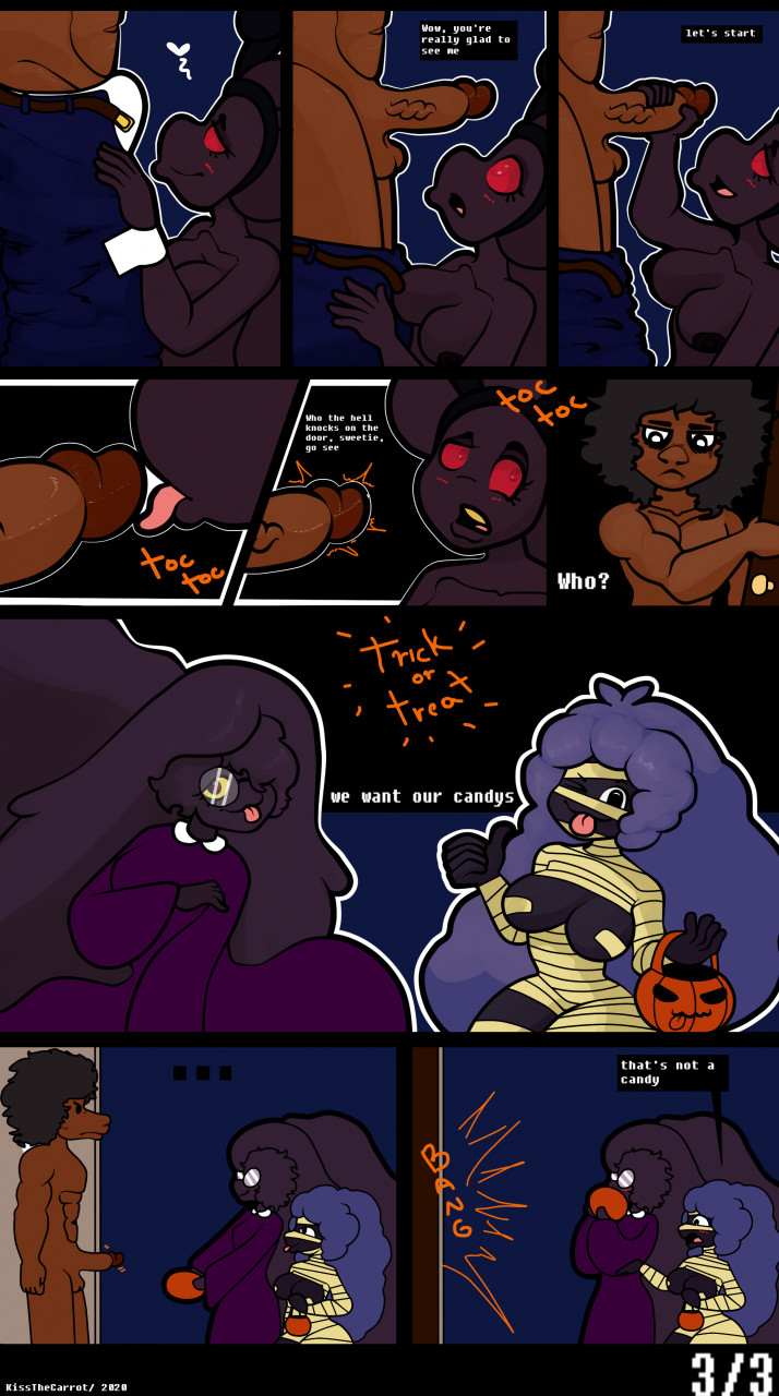 anthro anthrofied banette big_breasts blush breasts clothing comic cubone digital_media_(artwork) duo english_text erection female gastly genitals ghost hair hi_res humanoid kiss_the_carrot looking_at_viewer male male/female malpo_(carrot_kiss) mammal mismagius nintendo nipples nude open_mouth oral penis pok&eacute;mon pok&eacute;mon_(species) rika_(carrot_kiss) sayi_(carrot_kiss) sex shaded simple_background smile spirit text video_games zipper zipper_mouth