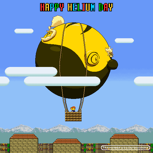2019 aircraft animated arcanine balloon big_breasts breasts city cloud digital_media_(artwork) duo ember_(disambiguation) english_text gradient_background helium_day hot_air_balloon huge_breasts inflatable inflation looping_animation male mammal mountain nintendo pixel_(artwork) pok&eacute;mon pok&eacute;mon_(species) rodent rope short_playtime simple_background steve_(disambiguation) text thatonebrasschronoshinx_(artist) video_games watermark