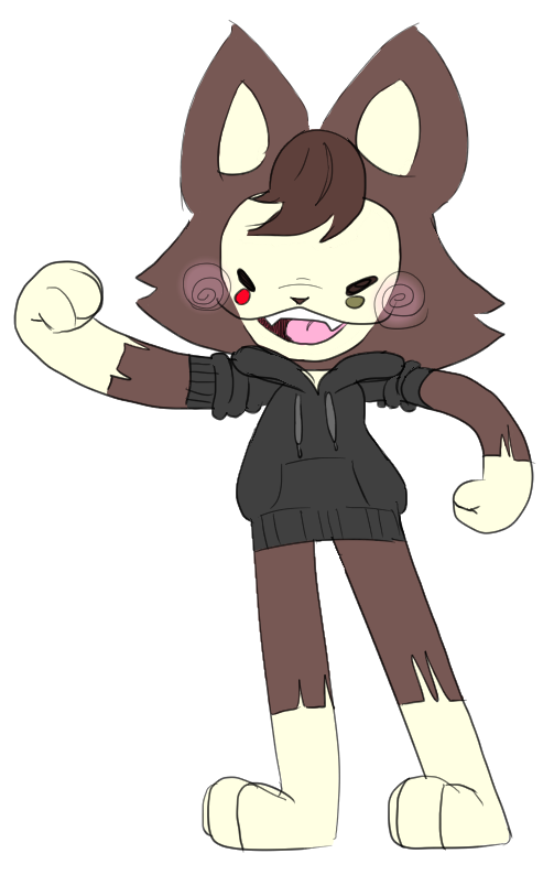 angry anthro clothing domestic_cat felid feline felis fist heterochromia humanoid kralex kralex_(artist) male mammal paws raised_arm raised_fist rant sweater topwear undnift