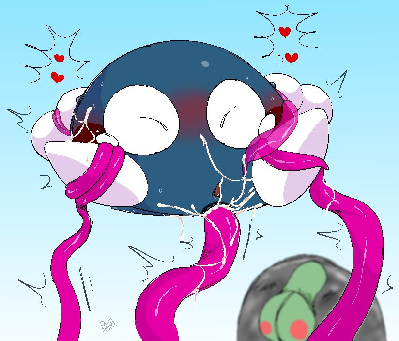 &lt;3 2022 aliasing anal anal_penetration blue_background blue_body blush bodily_fluids bound clothing cum cum_in_ass cum_inside digital_drawing_(artwork) digital_media_(artwork) eggerlander eyes_closed genital_fluids genitals gloves handwear kirby:_right_back_at_ya! kirby_(series) lololo male mostly_nude nintendo not_furry penetration penis restrained rock sex simple_background small_penis solo soraka_(artist) sweat tentacle_sex tentacles video_games waddling_head white_clothing white_gloves white_handwear young