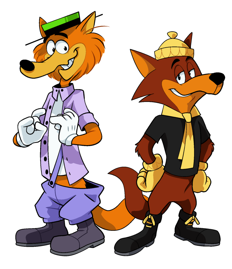 2017 alpha_channel anthro artist_name brown_body canid canine canis clothed clothing duo finimun footwear fur gloves handwear hanna-barbera hat headgear headwear it's_the_wolf looking_at_viewer loopy_(loopy_de_loop) loopy_de_loop male mammal mildew_wolf shirt shoes simple_background smile topwear transparent_background wolf