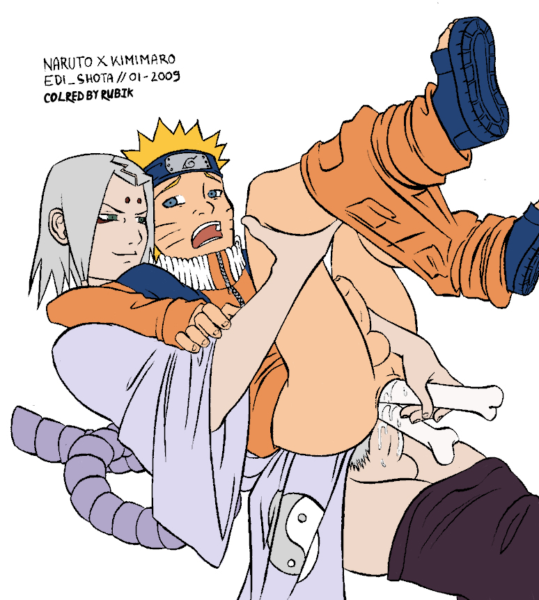 anal bones cum_in_ass cum_in_boy foreskin kaguya_kimimaro male naruto penis triple_anal undressing uzumaki_naruto yaoi