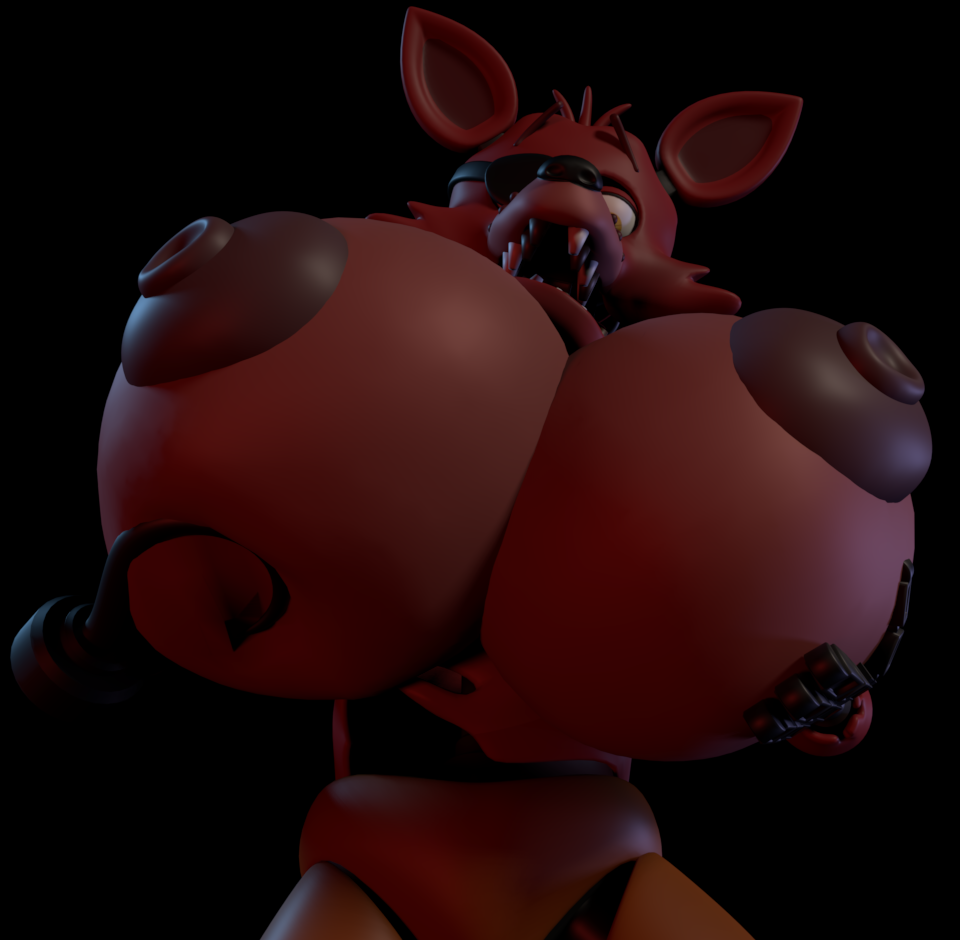 3d_(artwork) ambiguous_gender animatronic anthro big_breasts breast_play breast_squish breasts canid canine digital_media_(artwork) exposed_breasts eye_patch eyewear female five_nights_at_freddy's fox foxy_(fnaf) holding_breast huge_breasts illis looking_down machine mammal multicolored_body pirate red_body robot scottgames solo source_filmmaker squish two_tone_body video_games worried