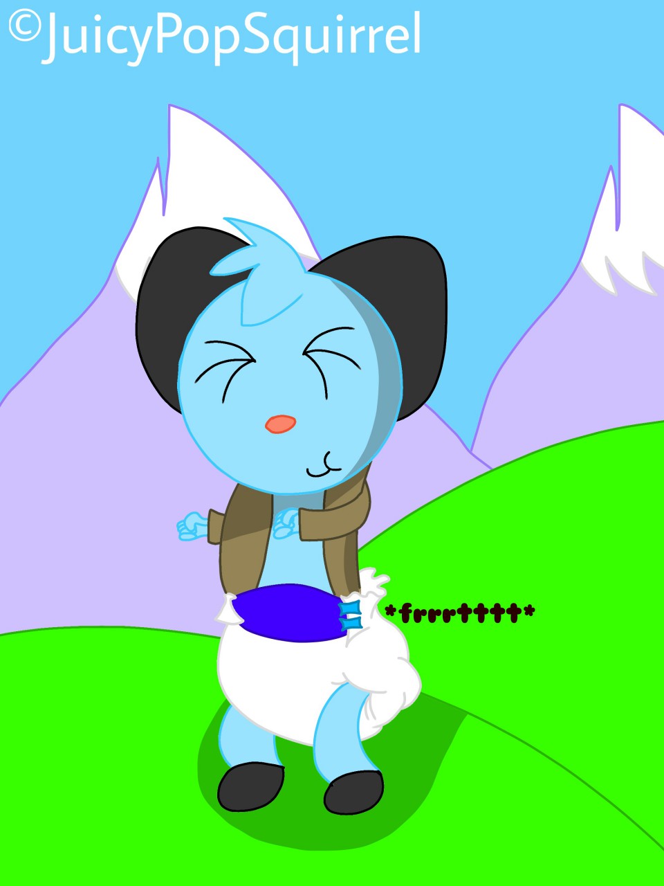 3:4 anthro archived_source biped clothed clothing detailed_background dewott diaper digital_drawing_(artwork) digital_media_(artwork) eyes_closed feces hi_res juicypopsquirrel messy_diaper nintendo onomatopoeia oscar_(liftzors) pok&eacute;mon pok&eacute;mon_(species) pooping scat signature soiled_diaper soiling solo sound_effects standing text video_games
