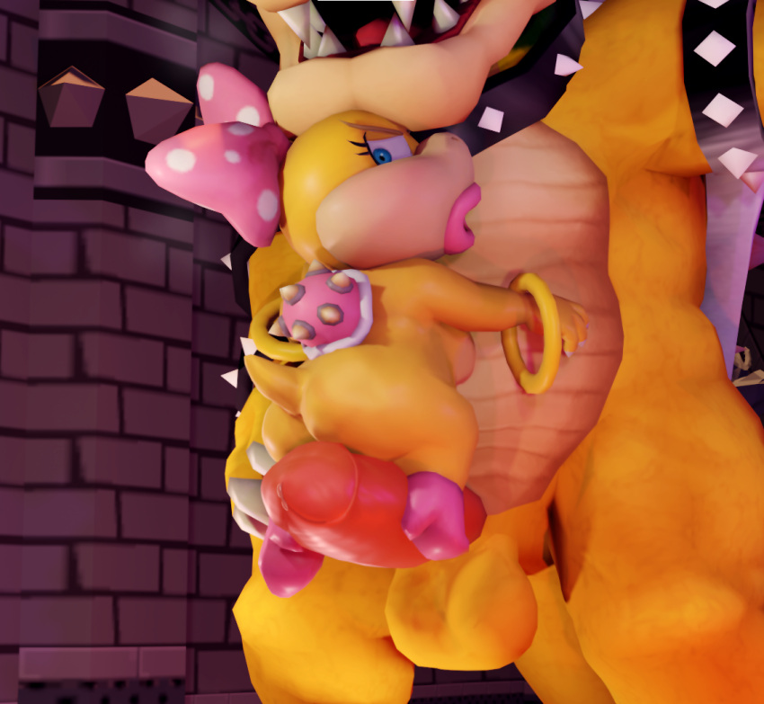 age_difference big_penis bowser butt daughter duo father father_and_child father_and_daughter female forced genitals incest_(lore) koopa koopaling male male/female mario_bros nintendo parent parent_and_child penis rape scalie size_difference small_butt smaller_female unknown_artist video_games wendy_o._koopa young younger_female
