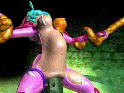 3d 3d_gif animated animated_gif aqua_hair bouncing_breasts breast_slip breasts censored final_booster gif insertion large_insertion lowres navel object_insertion one_breast_out pussy rape red_eyes source_request spread_legs stomach_bulge tentacle vaginal wriggle(3d_movie)