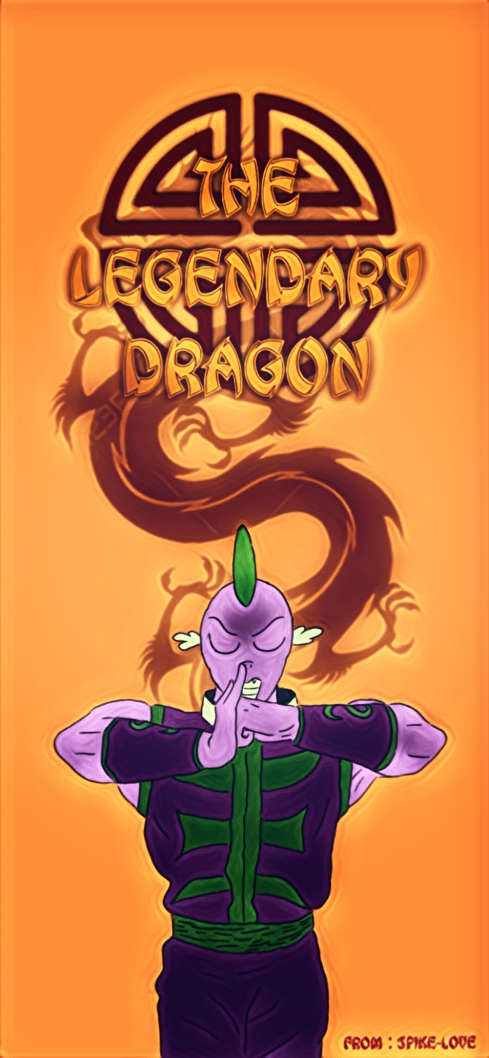 adult angry anthro comic:the_legendary_dragon_story cover cover_art cover_page dragon friendship_is_magic fu-dao-long greeting hasbro hi_res kung_fu my_little_pony powerful serious spike_(disambiguation) spike_(mlp) spike_love warrior