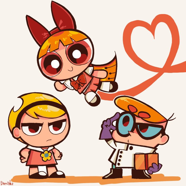 blossom_(ppg) cartoon_network dexter's_laboratory mandy_(grim_adventures) non-web_source powerpuff_girls the_grim_adventures_of_billy_&amp;_mandy