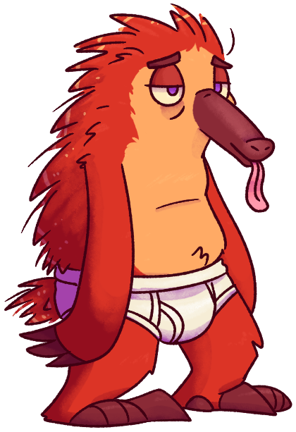 alpha_channel anthro barefoot briefs briefs_only brown_body brown_fur clothed clothing echidna feet fur goronic male mammal monotreme purple_eyes quills red_body red_fur simple_background solo tan_body tan_fur tighty_whities tongue tongue_out topless transparent_background underwear underwear_only white_briefs white_clothing white_underwear