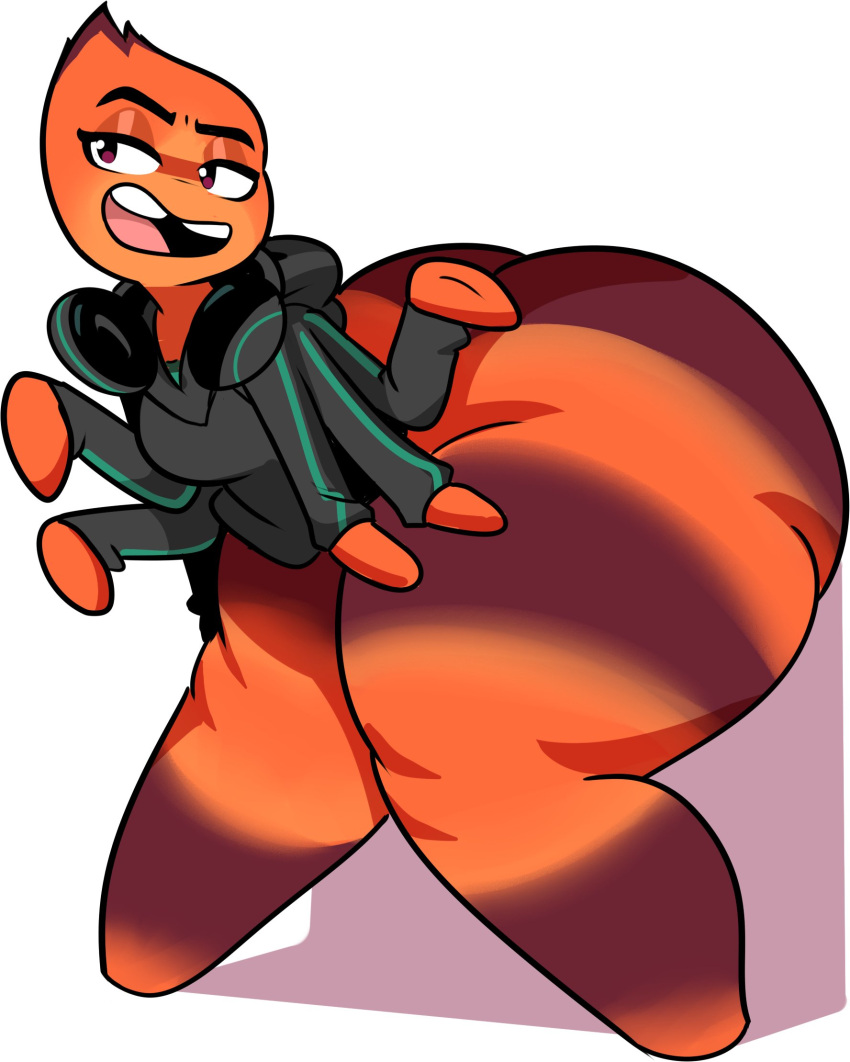 6_arms anthro arachnid arthropod big_butt bottomless breasts brown_eyes butt clothed clothing dreamworks female half-closed_eyes headphones headphones_around_neck hi_res hoodie huge_butt huge_thighs hyper hyper_butt hyper_hips hyper_thighs ms._tarantula_(the_bad_guys) multi_arm multi_limb multicolored_body mygalomorph narrowed_eyes non-mammal_breasts open_mouth solo spider superspoe tarantula the_bad_guys thick_thighs tooth_gap topwear two_tone_body wide_hips