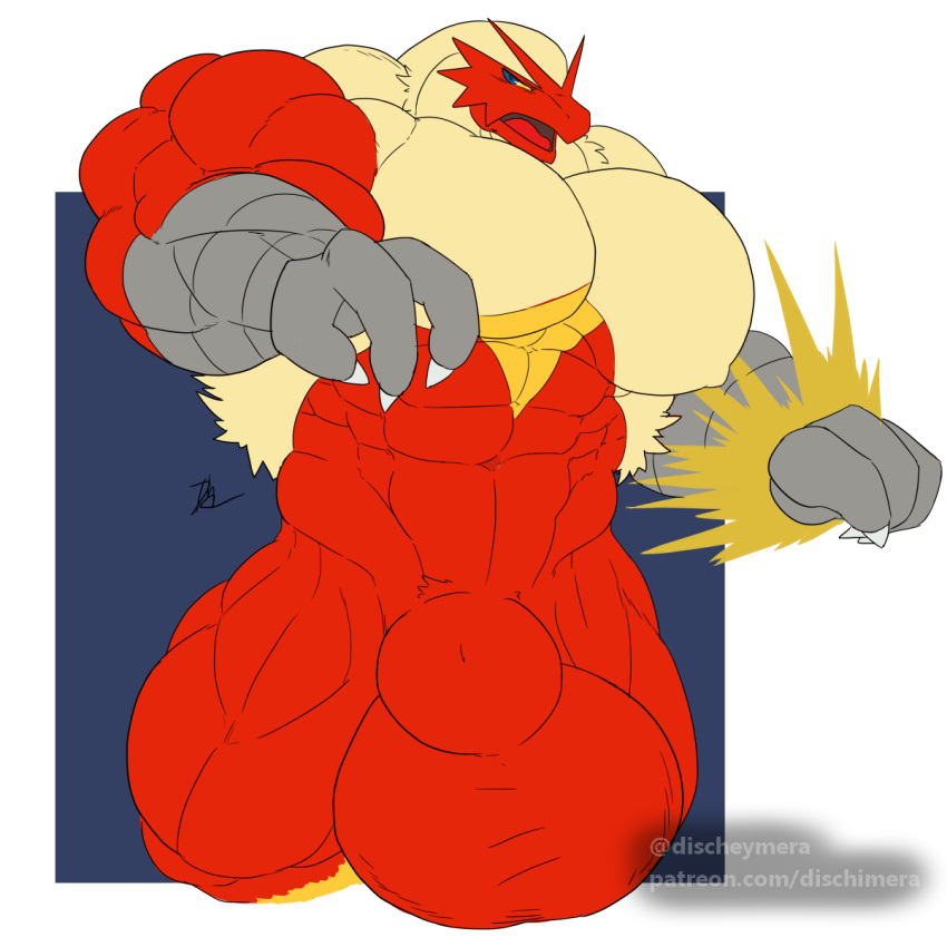 abs animal_genitalia anthro avian balls big_balls big_muscles big_sheath bird blaziken conditional_dnp dischimera genitals huge_balls huge_muscles huge_sheath hyper hyper_balls hyper_genitalia hyper_muscles hyper_sheath large_male large_pecs male muscular muscular_arms muscular_male muscular_thighs navel nintendo nipples pecs pok&eacute;mon pok&eacute;mon_(species) sheath solo thick_thighs video_games