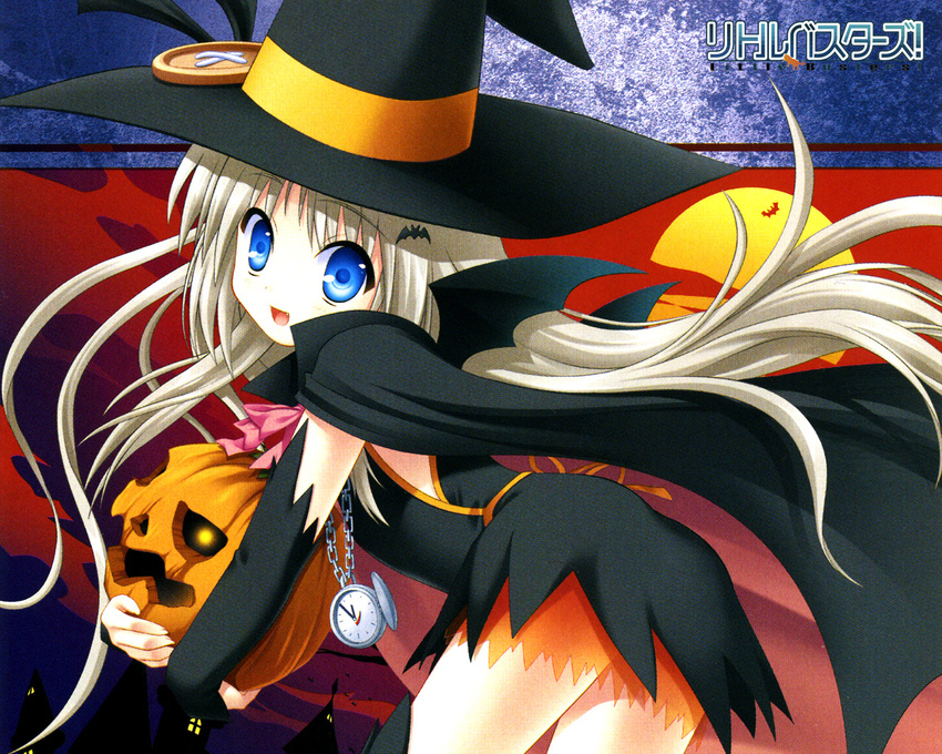 halloween key little_busters! na-ga noumi_kudryavka screening wallpaper witch