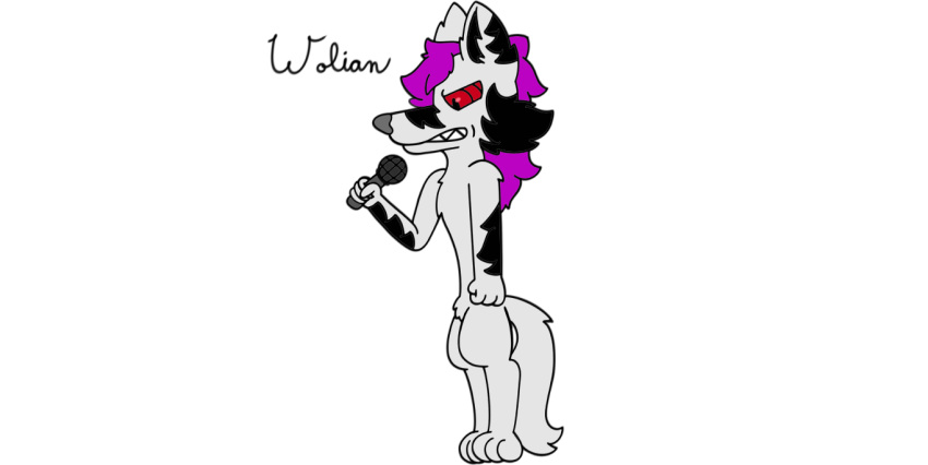 anthro canid canine canis friday_night_funkin' male male/male mammal multifacedboi wolf wolian zero_pictured
