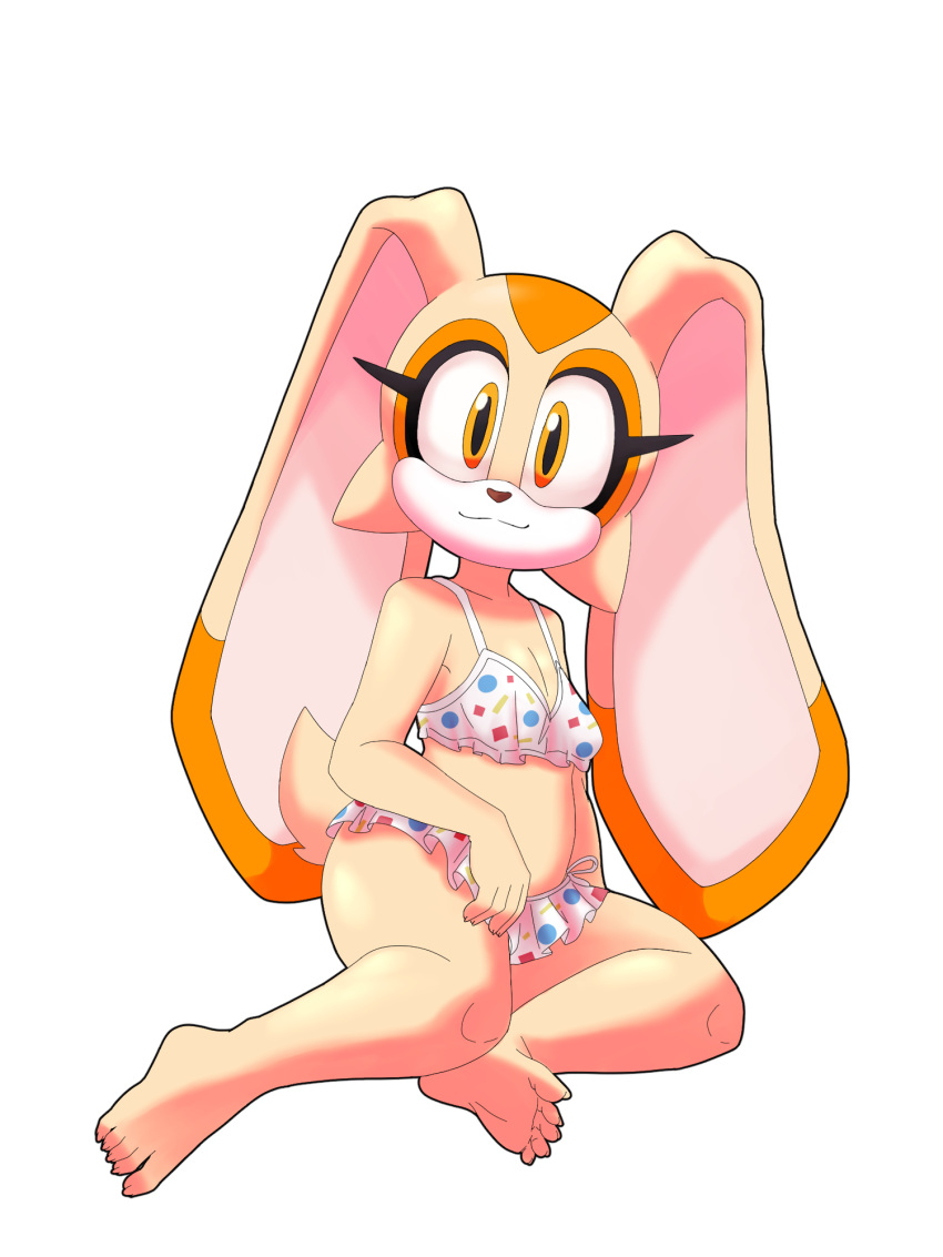 aged_up anthro bikini clothing cream_the_rabbit female hi_res krayboost lagomorph leporid mammal rabbit sega solo sonic_the_hedgehog_(series) swimwear