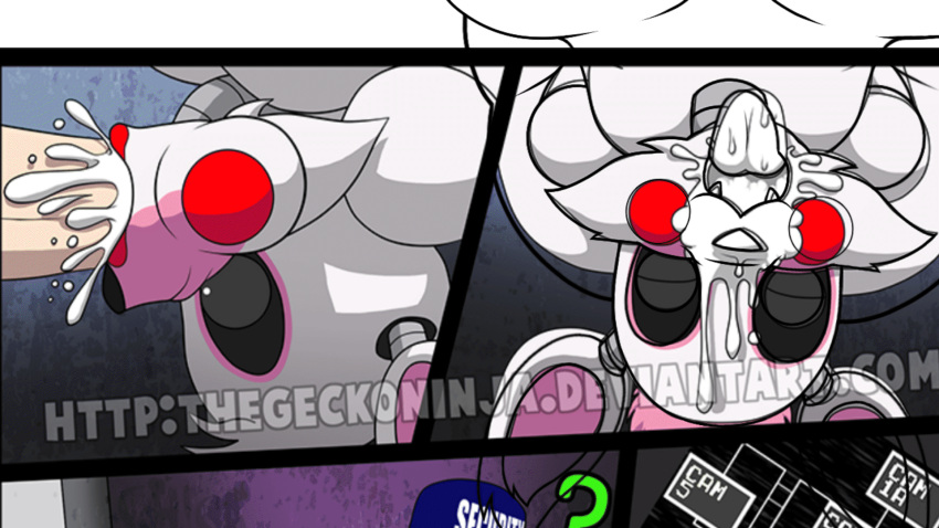 animated animatronic anthro bodily_fluids collaboration cum cum_in_mouth cum_inside cum_on_face cumshot cumshot_in_mouth digital_media_(artwork) duo ejaculation female feral five_nights_at_freddy's five_nights_at_freddy's_2 fur genital_fluids hi_res human human_on_anthro humanoid interspecies looking_pleasured machine male male/female mammal mangle_(fnaf) papriko requested robot robotic scottgames solo thegeckoninja tongue tongue_out unfinished video_games white_body white_fur