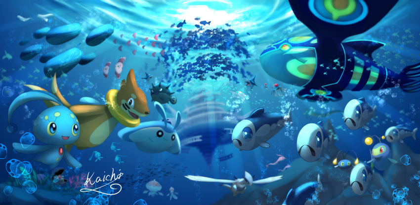 absurdres air_bubble alomomola black_eyes blue_eyes blurry bright_pupils bubble buizel chinchou clamperl closed_mouth colored_sclera commentary_request coral fish frillish frillish_(female) frown gorebyss gyarados highres jellicent jellicent_(female) kaichi_(tomiyu25) kyogre lanturn looking_up lugia manaphy mantyke open_mouth phione pokemon pokemon_(anime) pokemon_(creature) pokemon_ranger_and_the_temple_of_the_sea pokemon_rse_(anime) primal_kyogre red_pupils remoraid sharpedo signature silhouette smile tentacool tentacruel tongue underwater wailord white_pupils wishiwashi wishiwashi_(solo) yellow_eyes yellow_sclera