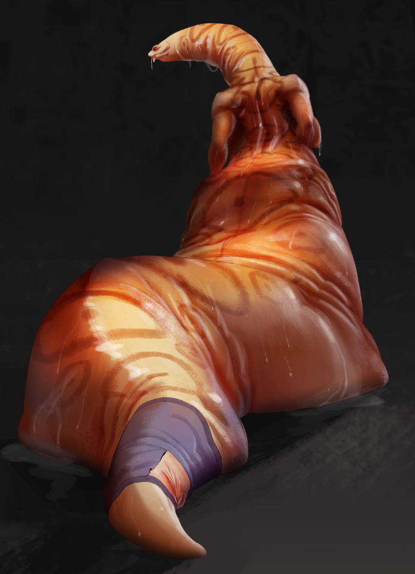 absurd_res animal_humanoid anthro art_mercenaire c&eacute;line_(art_mercenaire) cellulite female hi_res humanoid mature_female monster overweight reptile reptile_humanoid scalie scalie_humanoid slightly_chubby snake snake_humanoid solo teratophilia wet