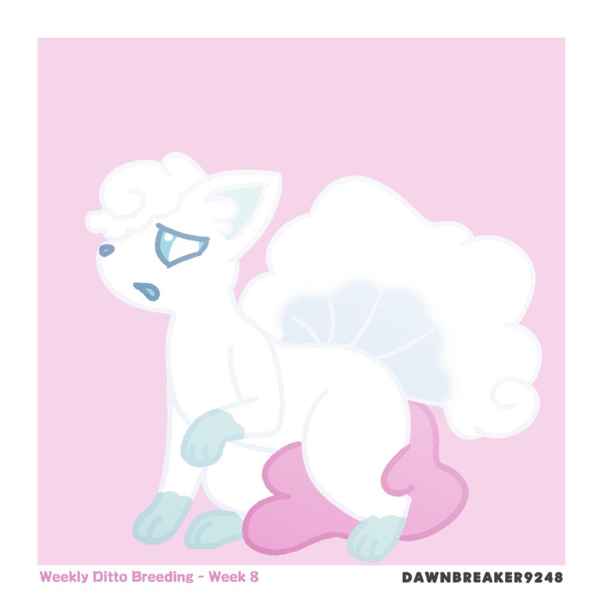 1:1 alolan_vulpix ambiguous_gender dawnthemetamon ditto_(pok&eacute;mon) duo female female/ambiguous feral goo_creature hi_res nintendo pok&eacute;mon pok&eacute;mon_(species) regional_form_(pok&eacute;mon) video_games vulpix