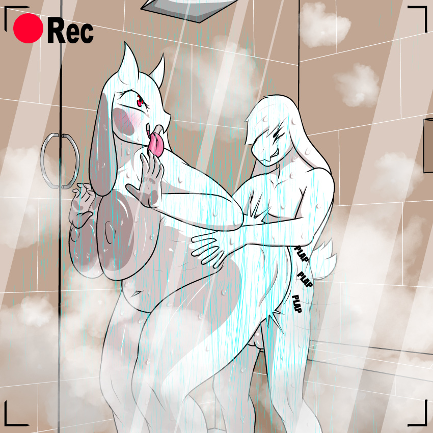 absurd_res against_surface anthro asriel_dreemurr bovid caprine duo female from_behind_position goat hi_res incest_(lore) male male/female mammal mother mother_and_child mother_and_son nude on_glass parent parent_and_child plap recording sex shower son tongue tongue_out toriel undertale undertale_(series) video_games wallyroo wet