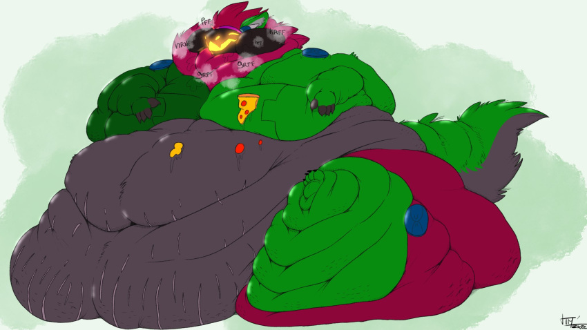 belly bodily_fluids expansion fatten fattened fatter fed feeding flab forced fupa fur gain hi_res immobile inflation invalid_tag machine moobs morbid obese of overweight pile protogen rolls scalie slob soft sweat swelling tube up weight_gain weights with