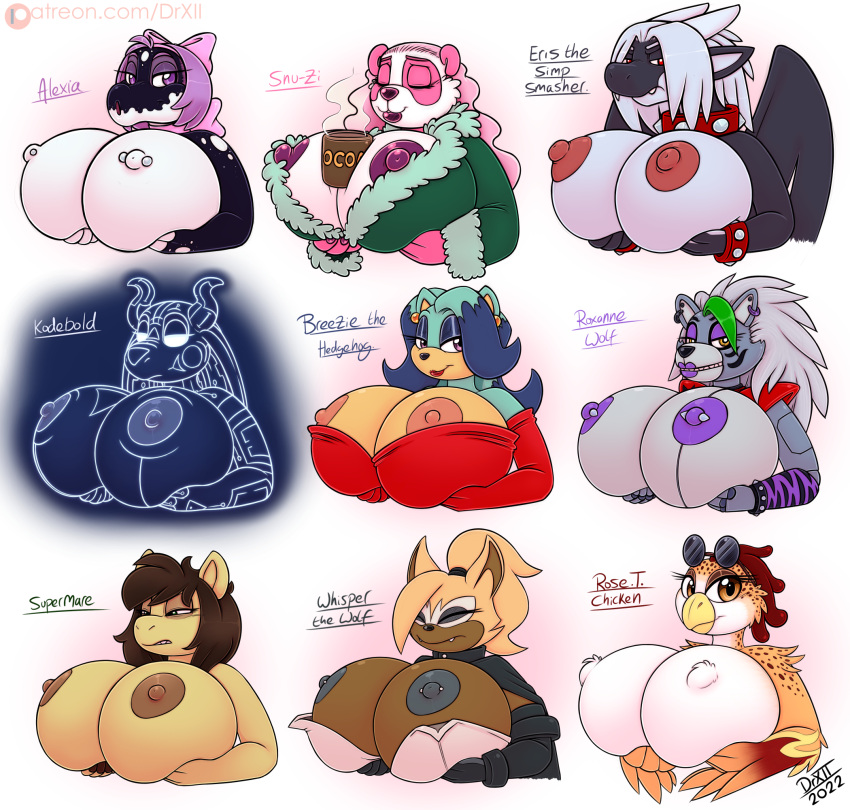 2022 accessory adventures_of_sonic_the_hedgehog alexia_(drxii) animatronic anthro archie_comics areola avian bathrobe beak big_breasts bird birdo bow_(feature) bow_accessory breasts breezie_hedgebot_robotnik breezie_the_hedgehog breezie_the_hedgehog_(archie) canid canine canis centered_hair_bow character_name chicken cleavage clothed clothing digital_media_(artwork) dragon dress drxii ear_piercing earth_pony equid equine eulipotyphlan eyes_closed fan_character feathers female fingers five_nights_at_freddy's five_nights_at_freddy's:_security_breach five_nights_at_freddy's_2 flame_pattern friendship_is_magic fur galliform gallus_(genus) giant_panda gloves hair hair_accessory hair_bow hair_ribbon handwear hasbro hedgehog hi_res horn horse huge_breasts hyper hyper_breasts idw_publishing kobold kobold_quest looking_at_viewer machine mammal mario_bros my_little_pony nintendo nipple_piercing nipples non-mammal_breasts nude phasianid piercing pink_body pink_fur pink_hair pony purple_hair red_clothing red_dress reptile ribbons robe robot rose_t_chicken roxanne_wolf_(fnaf) scalie scottgames sega simple_background smile solo sonic_the_hedgehog_(archie) sonic_the_hedgehog_(comics) sonic_the_hedgehog_(idw) sonic_the_hedgehog_(series) teeth topwear ursid video_games whisper_the_wolf wings wolf yellow_eyes