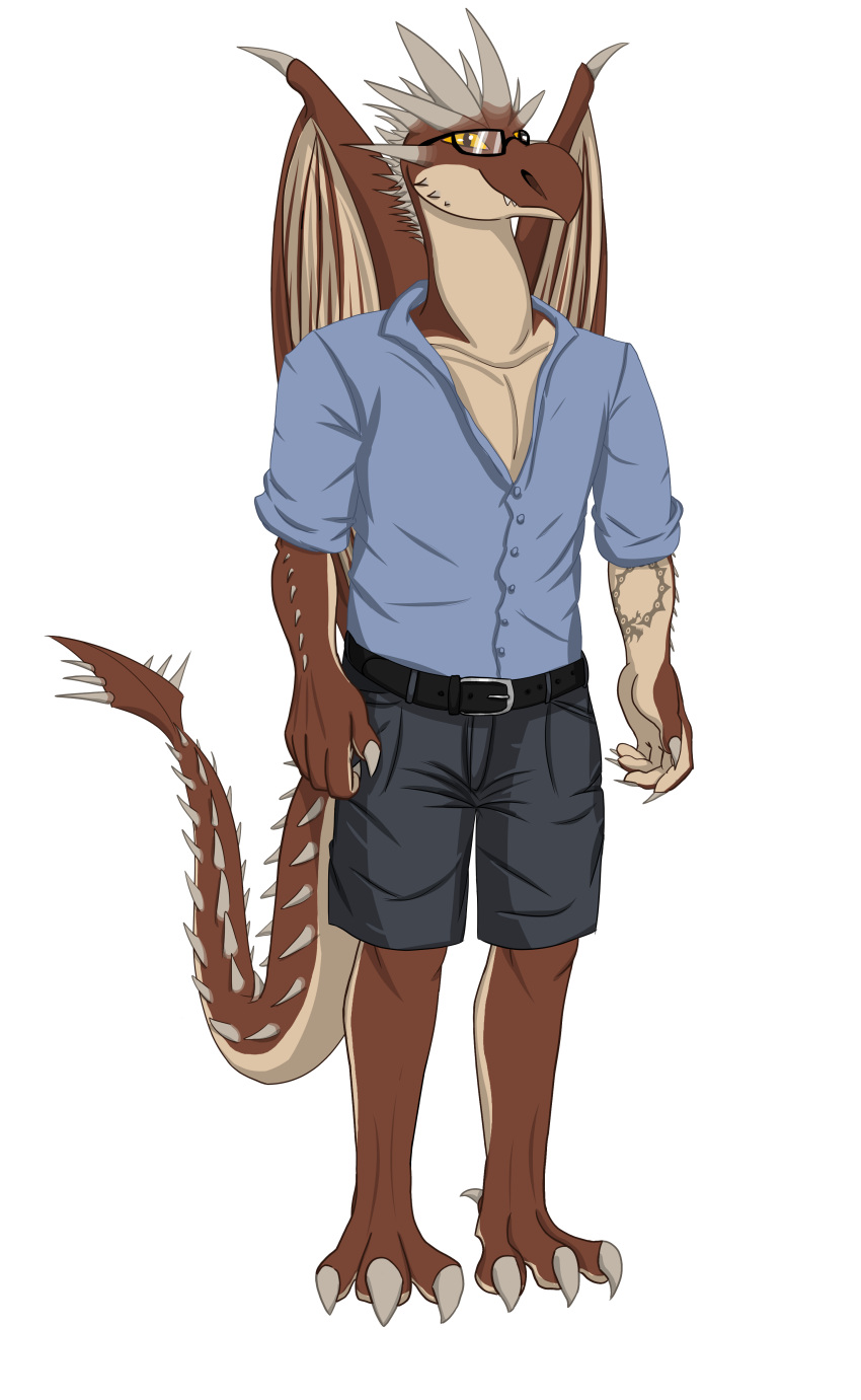 absurd_res anthro dragon hi_res hungarian_horntail lantos male sinistertabby solo