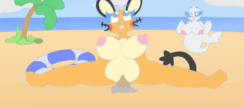 2d_animation animated anthro beach beach_sex black_tail bodily_fluids bouncing_breasts breast_play breast_squish breasts brown_body cum cum_drip cum_in_pussy cum_inside dedenne diglett dripping duo ejaculation erect_nipples excessive_cum excessive_genital_fluids exhibitionism exposed_breasts female fur generation_1_pokemon generation_6_pokemon genital_fluids genitals holding_breast male male/female masturbation nintendo nipples nude nude_anthro nude_female orange_body orange_fur penetrable_sex_toy penetration pokemon pokemon_(species) pussy pussy_juice seaside seel sex_toy sex_toy_insertion squish startlin tail vaginal vaginal_masturbation vaginal_penetration white_body yellow_body yellow_fur