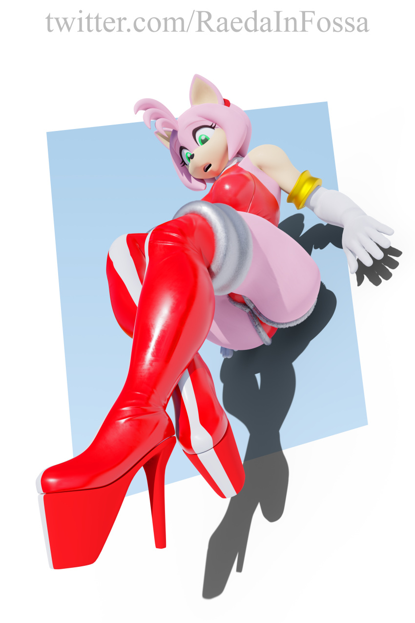 2022 3d_(artwork) abstract_background absurd_res amy_rose anthro armwear blender_(software) boots breasts butt clothed clothing digital_media_(artwork) eulipotyphlan female footwear gloves green_eyes hair handwear hedgehog hi_res high_heeled_boots high_heels huge_filesize legwear leotard mammal open_mouth pink_body pink_hair platform_footwear platform_heels raedainfossa sega shoes simple_background solo sonic_the_hedgehog_(series) thick_thighs thigh_boots thigh_highs video_games warfare_machine watermark