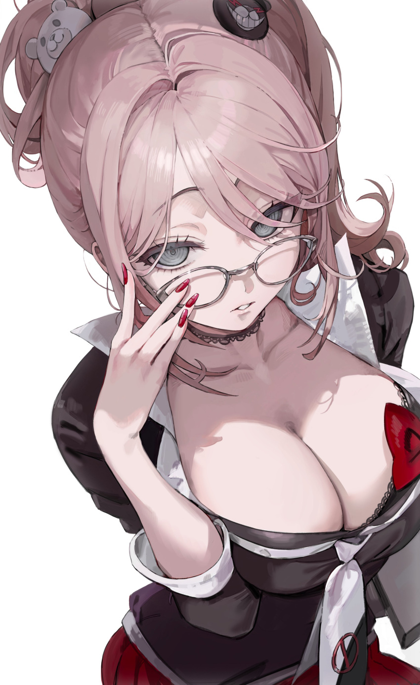 absurdres alternate_hairstyle danganronpa_(series) enoshima_junko freng highres