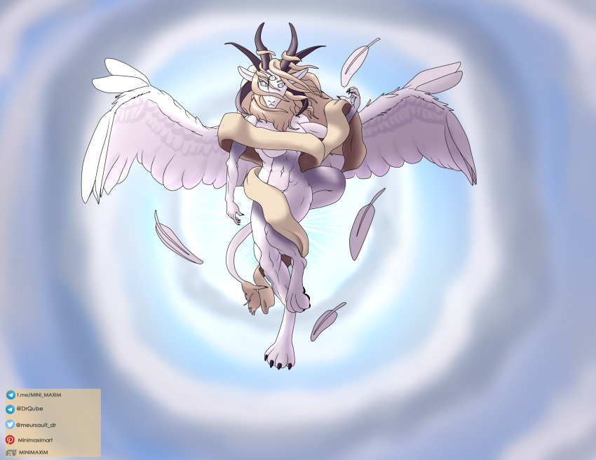 absurd_res angel anthro bovid caprine drqube goat herm hi_res intersex mammal solo valor(tangotime) wings