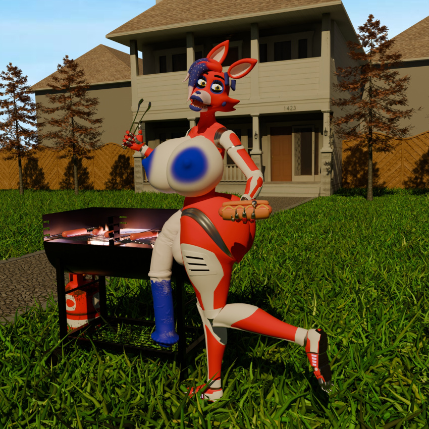 3d_(artwork) animal_genitalia animal_penis animatronic anonymousfm anthro areola balls barbecue big_balls big_breasts big_butt big_penis breasts butt canid canine digital_media_(artwork) equine_genitalia fan_character five_nights_at_freddy's five_nights_at_freddy's_2 food fox genitals hair herm hi_res hot_dog huge_balls huge_breasts huge_penis hyper hyper_genitalia hyper_penis intersex looking_at_viewer machine mammal mangle_(psychojohn2) nipples nude open_mouth outside penis robot scott_cawthon scottgames solo thick_thighs