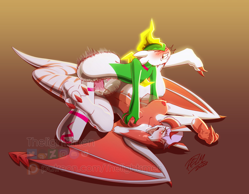 1:1 arms_above_head blush bodily_fluids breast_grab breasts breath cel_shading claws cum cum_inside cumming_while_penetrating dragon drayx drooling duo ejaculation female from_front_position gallade genital_fluids gradient_background hair hand_on_breast hi_res humanoid legs_in_air legs_up lying male male/female markings mating_press mature_female missionary_position mother motion_lines nintendo on_back panting parent penetration pok&eacute;mon pok&eacute;mon_(species) purple_hair saliva sex sexy_eyes shaded simple_background spikes spread_legs spreading storm striped_markings striped_tail stripes tail_markings thelightsmen vaginal vaginal_penetration video_games wings