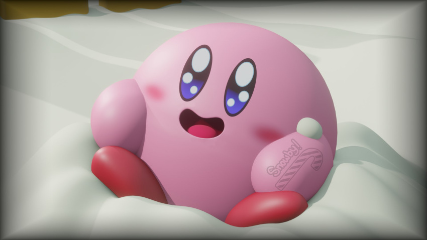 16:9 2022 alien ambiguous_gender bald barefoot blue_eyes cake dessert earless featureless_crotch feet food frosting frosting_on_arm glistening glistening_arm glistening_arms glistening_body glistening_eyes glistening_feet glistening_hand glistening_hands happy hi_res kirby kirby's_dream_buffet kirby_(series) looking_away looking_up multicolored_body multicolored_skin nintendo noseless not_furry nude open_mouth pink_body pink_skin portrait red_body red_skin red_tongue rosy_cheeks shadow signature sitting smile snowby solo sphere_creature tongue toony video_games waddling_head widescreen