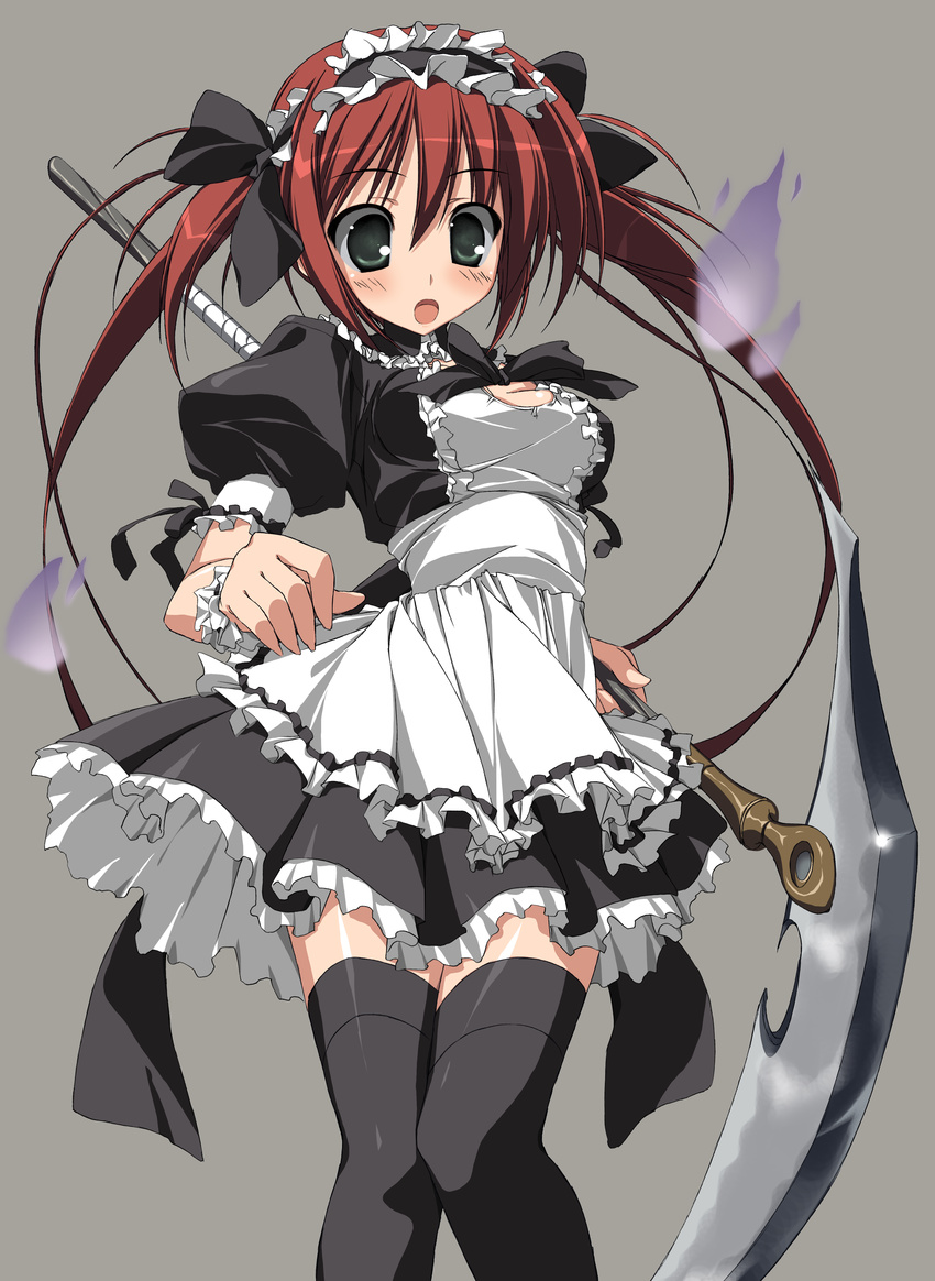 airi maid queen's_blade suzuri thigh-highs