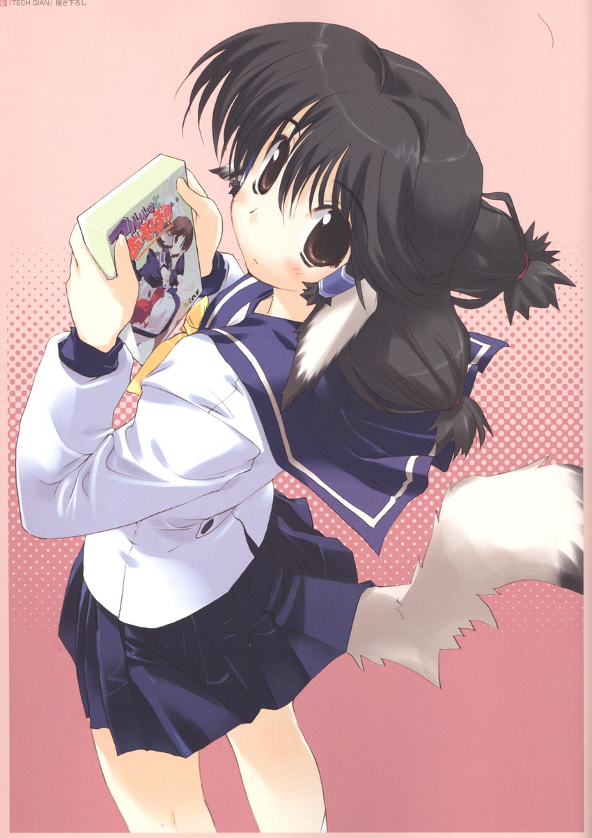 amaduyu_tatsuki animal_ears aruruu inumimi screening seifuku utawarerumono