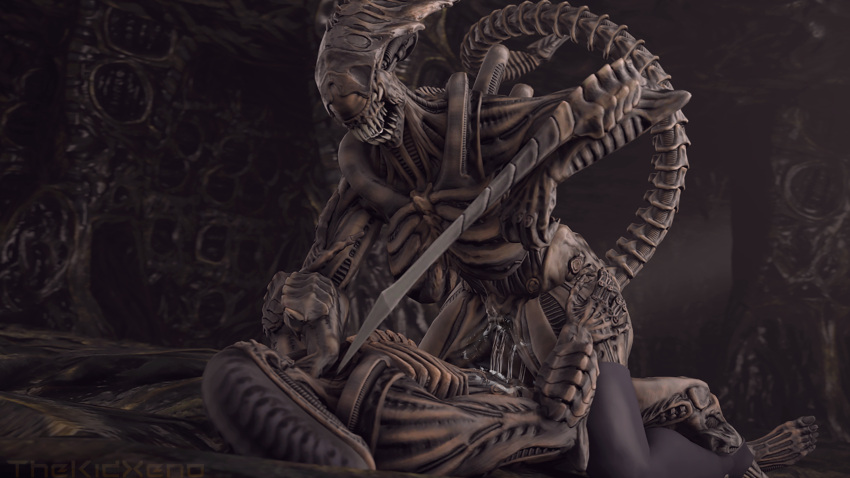 16:9 2019 3d_(artwork) 4k absurd_res alien alien_(franchise) big_breasts black_body bodily_fluids breasts claws clothing cowgirl_position cum cum_in_pussy cum_inside detailed_background digital_media_(artwork) duo erection excella eyeless fangs female female_penetrated fingers from_front_position genital_fluids genitals hi_res humanoid humanoid_hands humanoid_on_humanoid humanoid_penetrated humanoid_penetrating humanoid_penetrating_humanoid legwear love lying male male/female male_penetrating male_penetrating_female mammal muscular muscular_female muscular_male nude on_bottom on_top open_mouth penetration penile penile_penetration penis penis_in_pussy pussy rough_sex sex stockings teeth teratophilia thekidxeno thick_thighs vaginal vaginal_penetration widescreen xenomorph