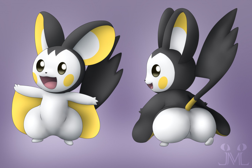 digital_media_(artwork) emolga feral jonatanm male mammal membrane_(anatomy) membranous_wings nintendo open_mouth pok&eacute;mon pok&eacute;mon_(species) rodent sciurid simple_background smile solo video_games wings