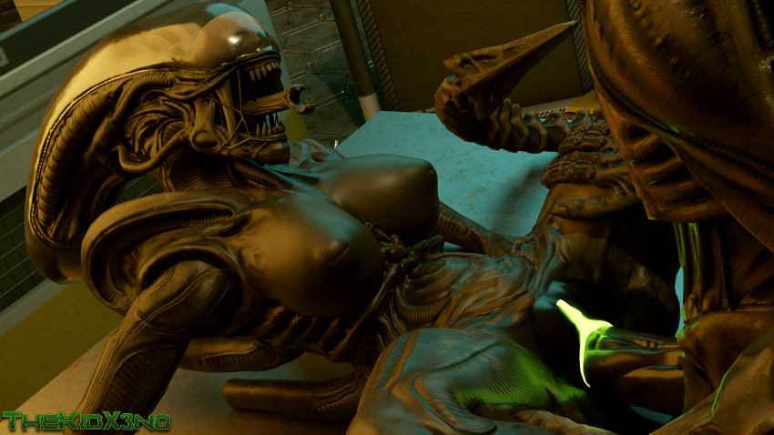 16:9 2020 3d_(artwork) 4k absurd_res alien alien_(franchise) big_breasts big_penis black_body bone breasts detailed_background digital_media_(artwork) duo erection faceless_character faceless_male fangs female female_penetrated from_front_position genitals glowing glowing_genitalia hi_res humanoid long_tail lying male male/female male_penetrating male_penetrating_female missionary_position monster nipples non-mammal_breasts nude on_back open_mouth penetration penile penile_penetration penis penis_in_pussy pussy sex sharp_teeth skull teeth thekidxeno thick_thighs vaginal vaginal_penetration widescreen x3no xenomorph