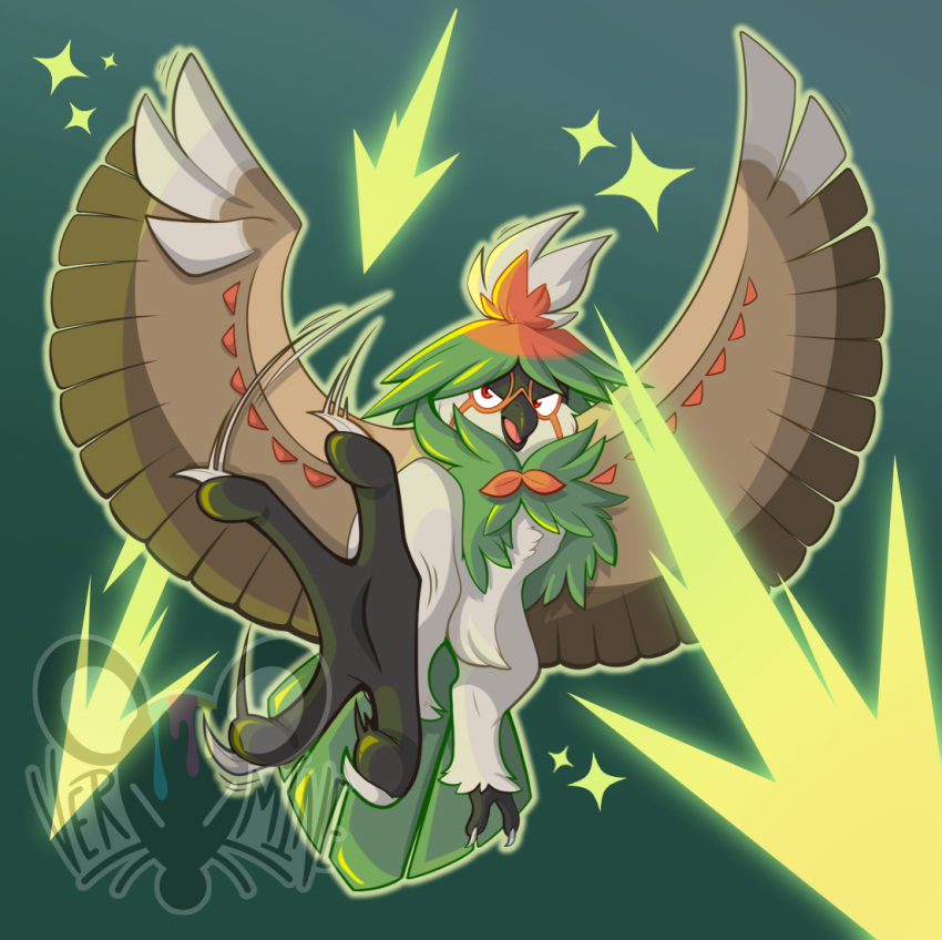 ambiguous_gender decidueye feral hisuian_decidueye hisuian_form nintendo pok&eacute;mon pok&eacute;mon_(species) regional_form_(pok&eacute;mon) shiny_pok&eacute;mon solo vermine video_games