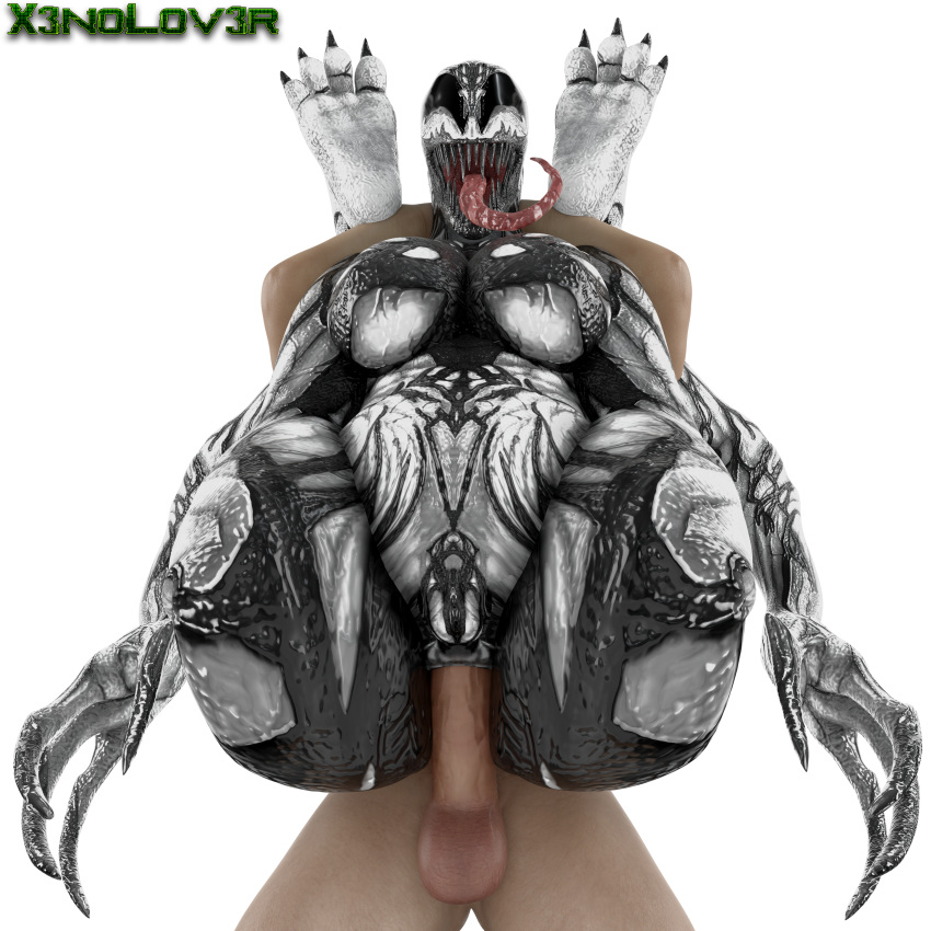 1:1 2021 3d_(artwork) absurd_res alien anal anal_penetration anus balls big_breasts black_body black_eyes breasts claws detailed_background digital_media_(artwork) dominant dominant_male duo erection faceless_character faceless_male fangs female female_penetrated from_behind_position full_nelson genitals hi_res huge_filesize human human_on_humanoid human_penetrating human_penetrating_humanoid humanoid humanoid_penetrated interspecies light-skinned_male male male/female male_penetrating male_penetrating_female mammal marvel monster multicolored_body muscular muscular_female nipples nude open_mouth penetration penile penile_penetration penis penis_in_ass pussy sex stand_and_carry_position standing standing_sex submissive submissive_female symbiote syx_(symbiote) teeth teratophilia thekidxeno thick_thighs two_tone_body vein veiny_penis white_body wide_hips
